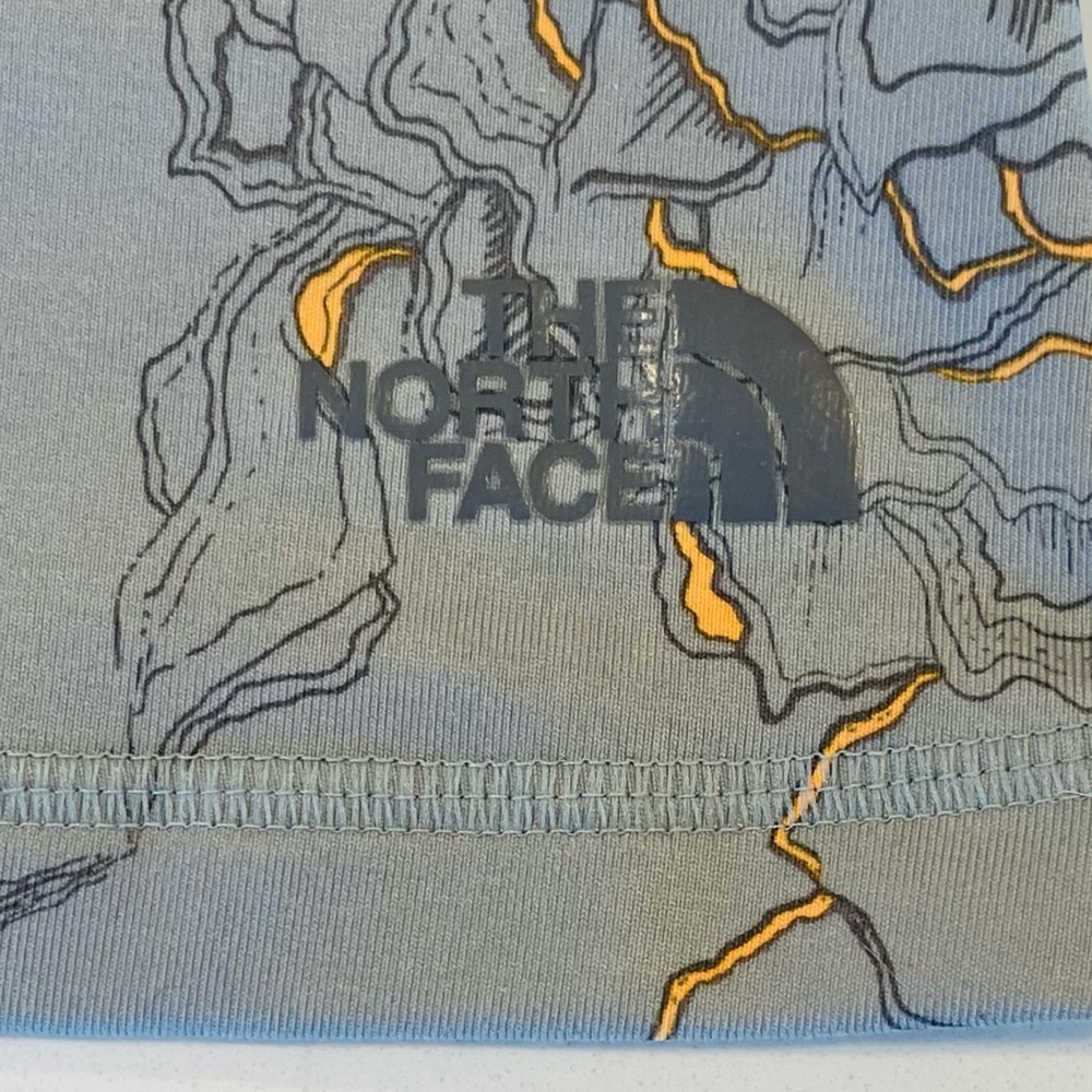 The North Face Gray and Orange Floral Tank Top • XS - Picture 3 of 10